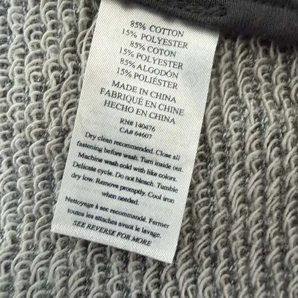 Faherty Inlet Knit Blazer in Medium Grey Melange XL - Picture 4 of 4